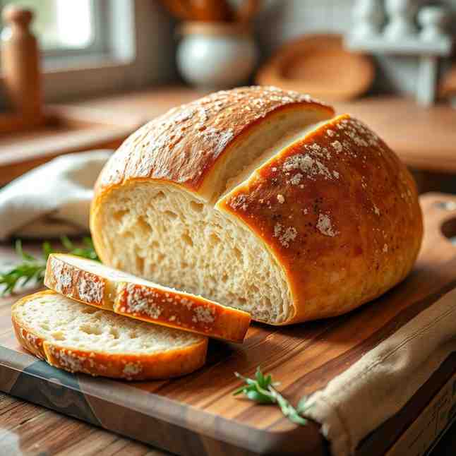 Easy Homemade Bread Boule - Homemade Recipe for Bread